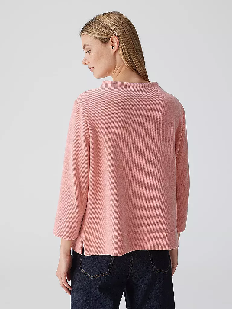 OPUS | Langarmshirt GELVET | rosa