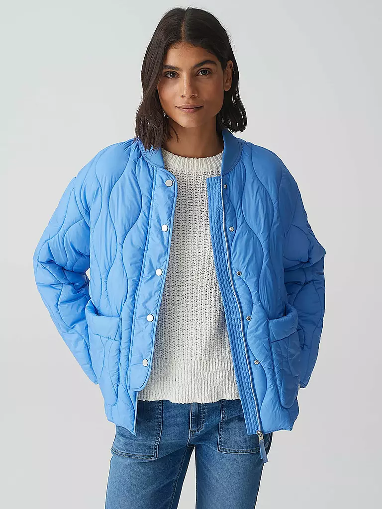 OPUS | Leichtsteppjacke HALOTTE | blau