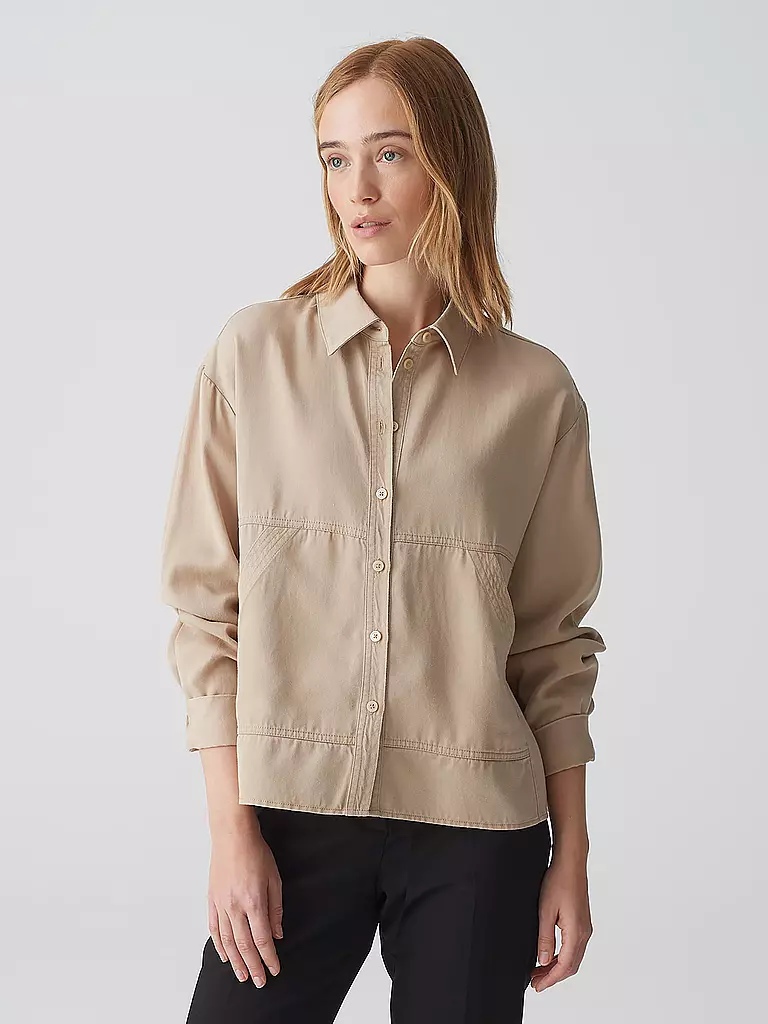 OPUS | Overshirt FJURI | beige