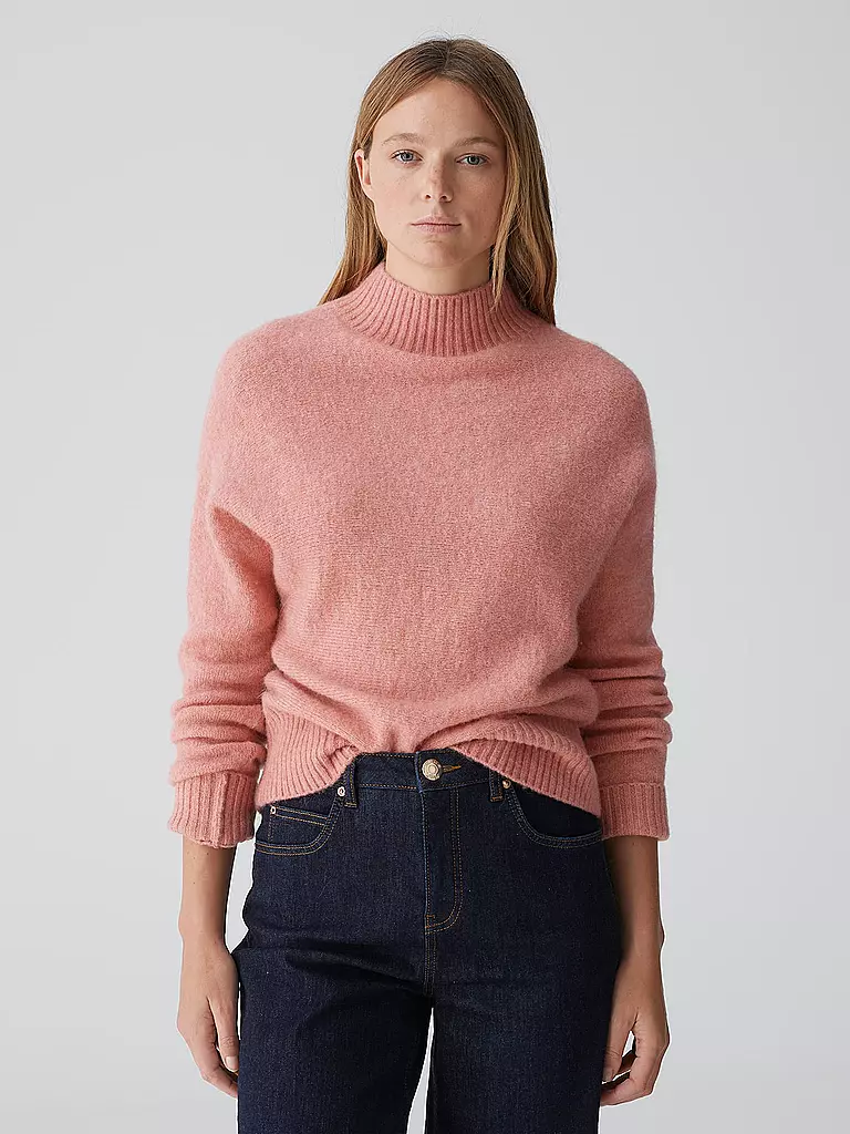 OPUS | Rollkragenpullover PANWERP | rosa