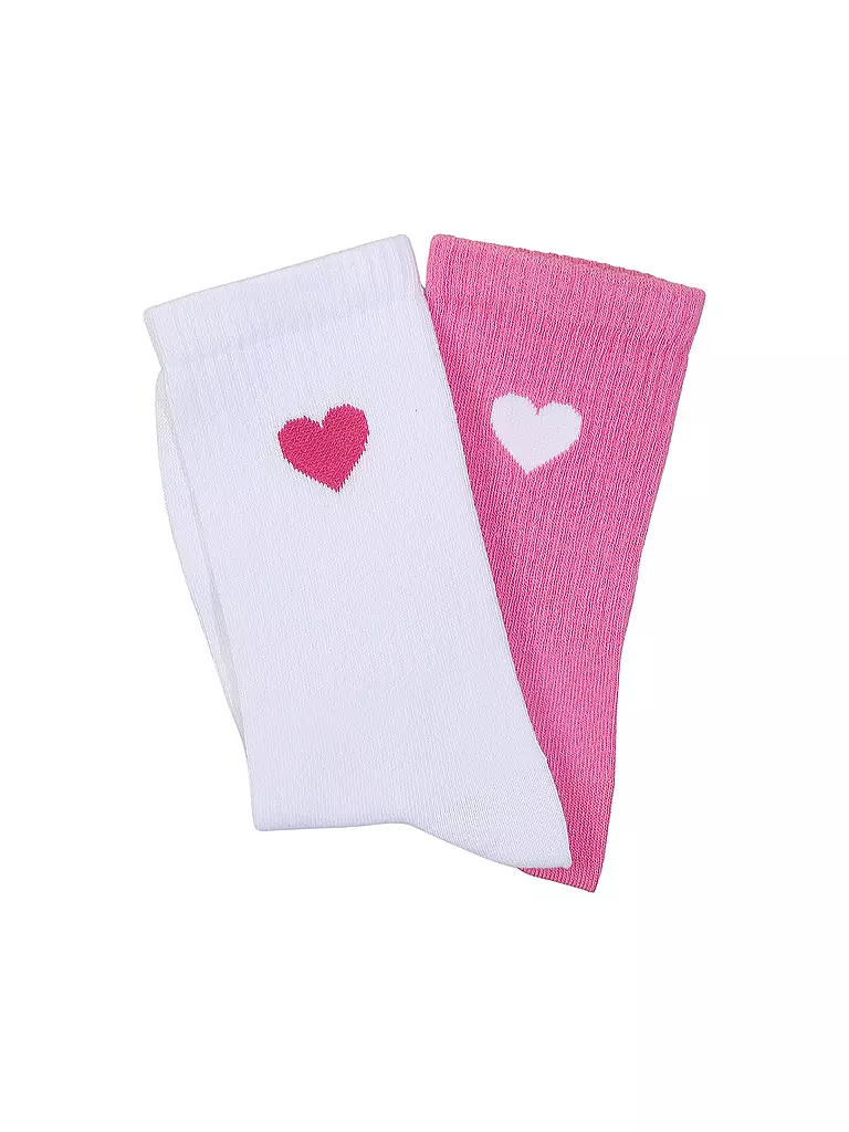 OPUS | Socken 2er Pkg. YENNIS HEART pink punch | pink