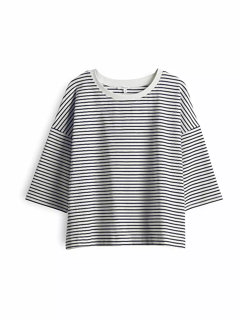 OPUS | T-Shirt SEIFEN PREPPY  | dunkelblau