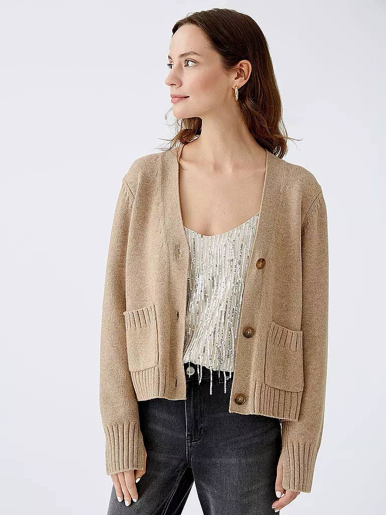 OUÍ | Cardigan | beige