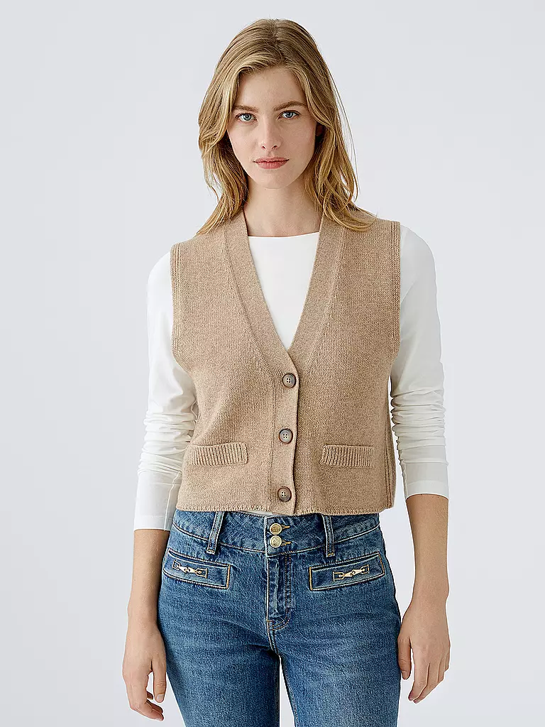 OUÍ | Gilet | beige