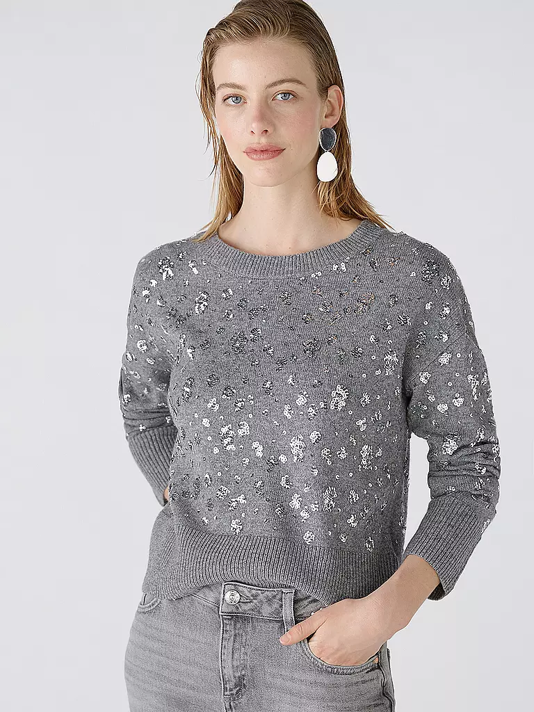 OUÍ | Pullover | grau