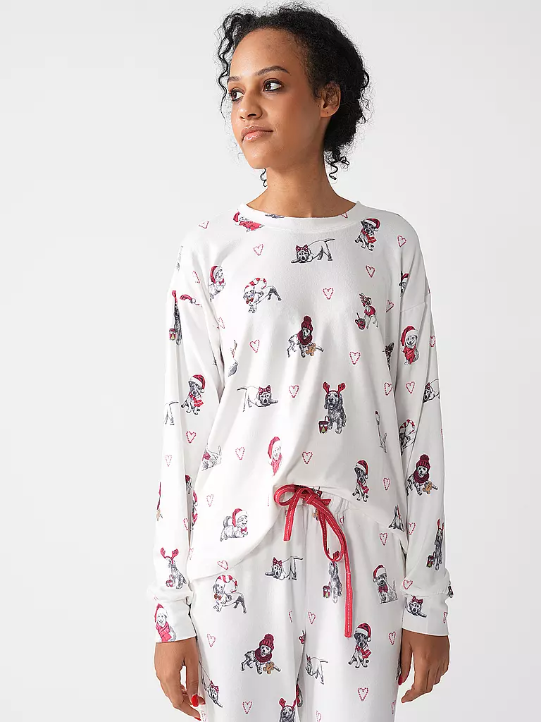 P.J.SALVAGE | Pyjama CADY CANE LANE | creme