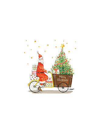 PAPER-PRODUCTS | Weihnachts Lunch-Servietten 33x33cm SANTA DELIVERY