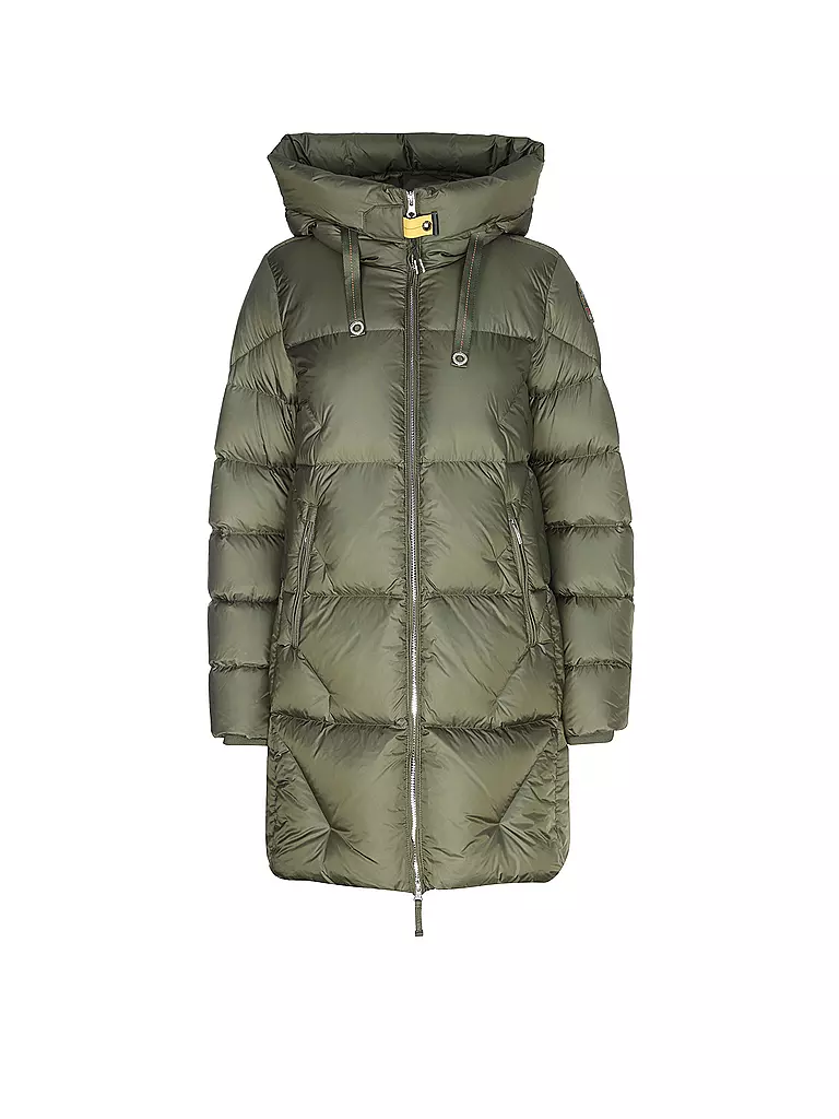 PARAJUMPERS | Daunensteppmantel JANET | olive