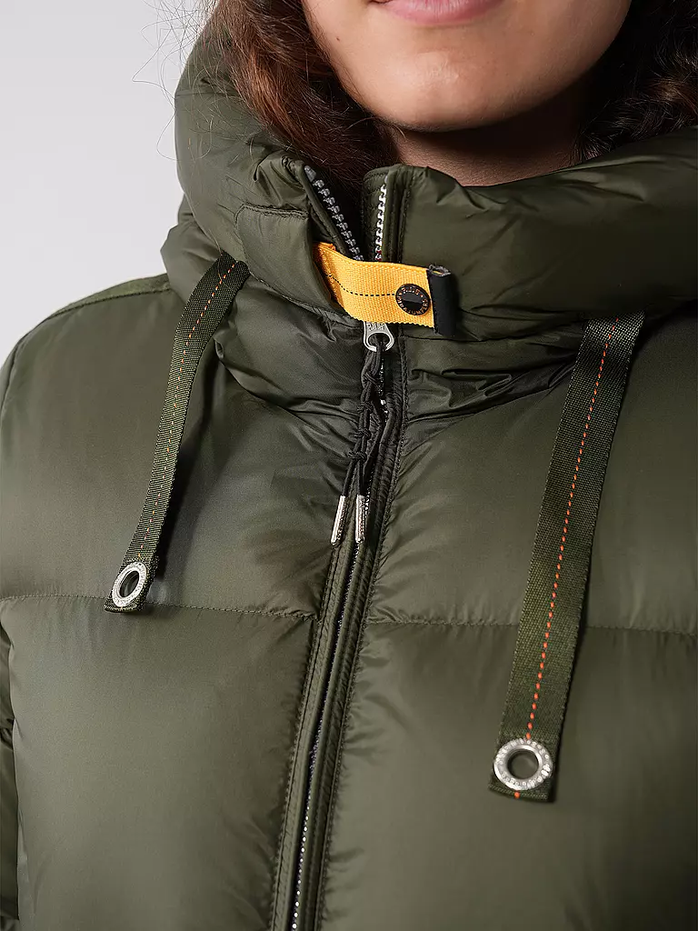 PARAJUMPERS | Daunensteppmantel JANET | olive