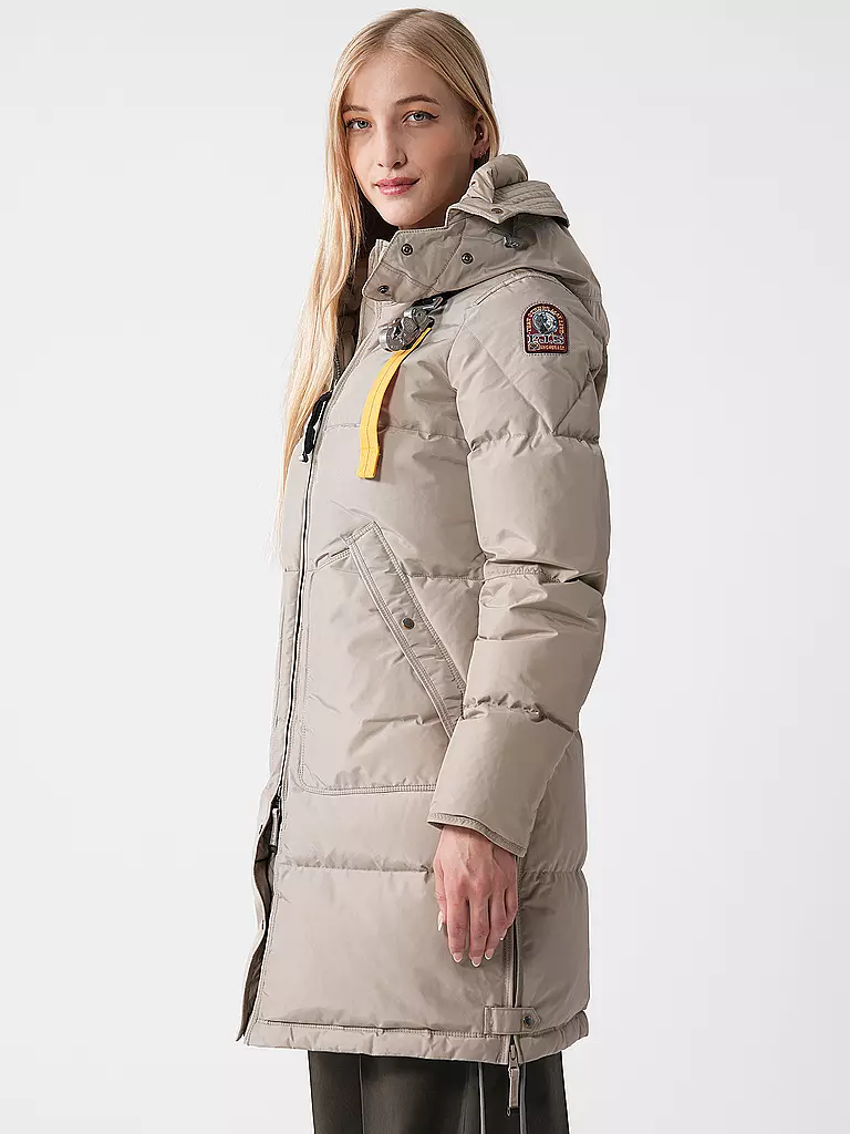 PARAJUMPERS | Daunensteppmantel LONG BEAR | beige