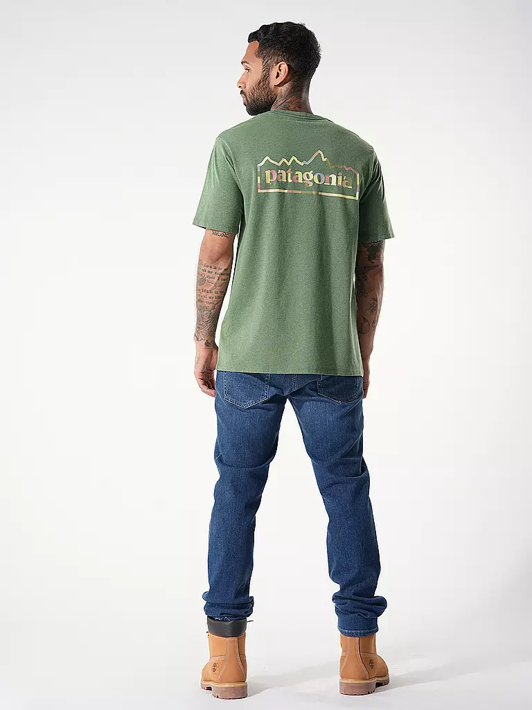 PATAGONIA | T-Shirt  | dunkelgrün