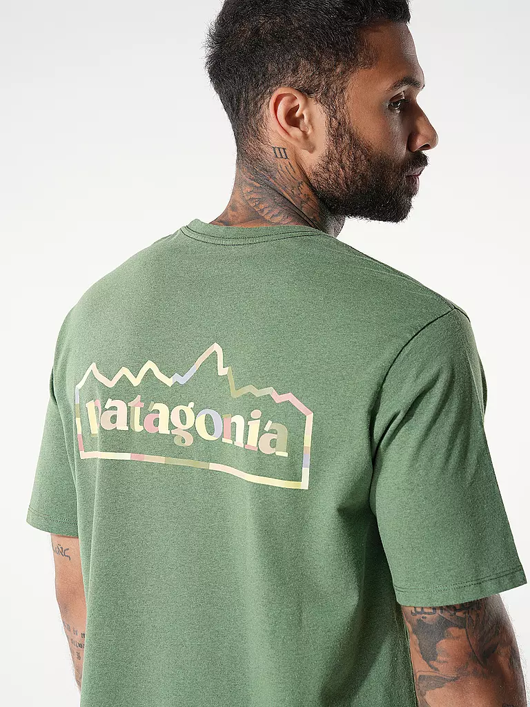 PATAGONIA | T-Shirt  | dunkelgrün