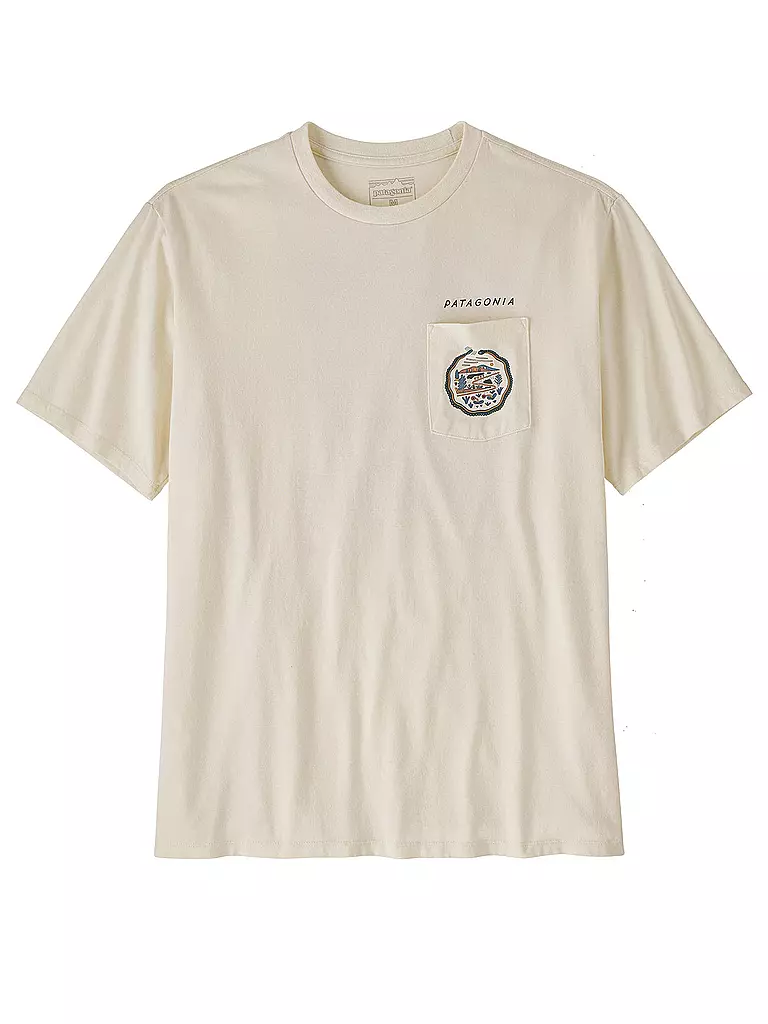 PATAGONIA | T-Shirt M'S COMMONTRAIL POCKET  | weiss