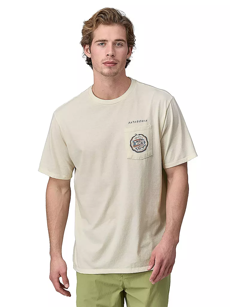 PATAGONIA | T-Shirt M'S COMMONTRAIL POCKET  | weiss