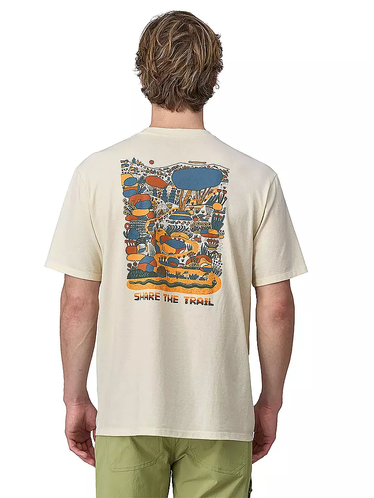 PATAGONIA | T-Shirt M'S COMMONTRAIL POCKET  | weiss