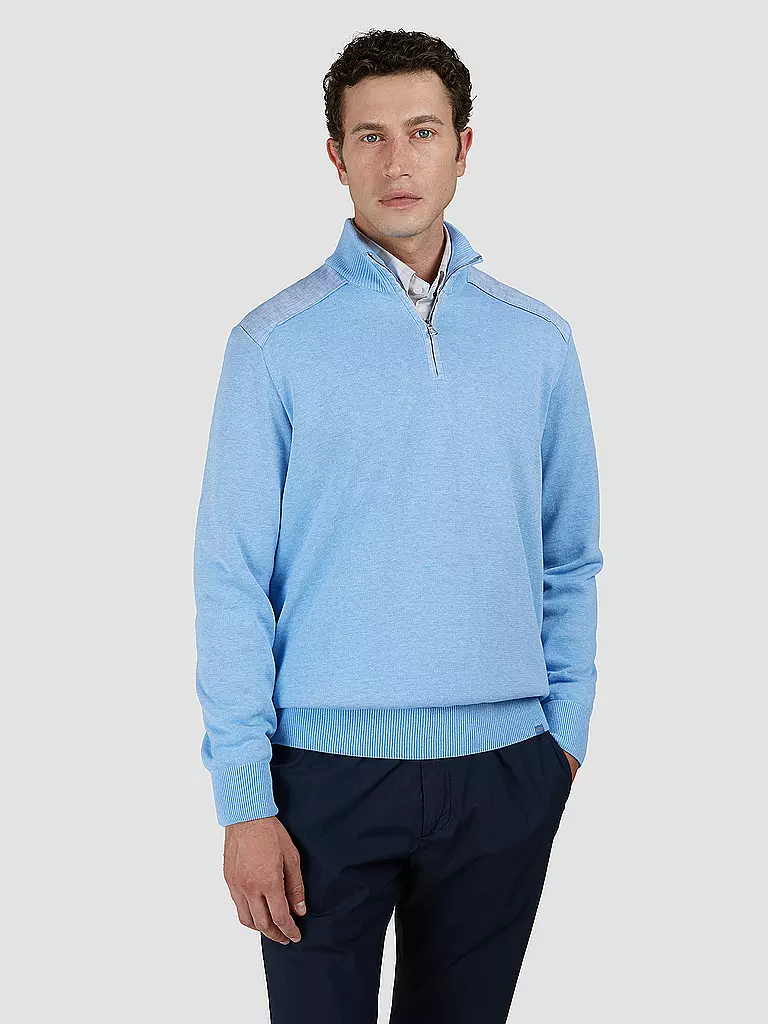 PAUL & SHARK | Troyer Pullover | hellblau