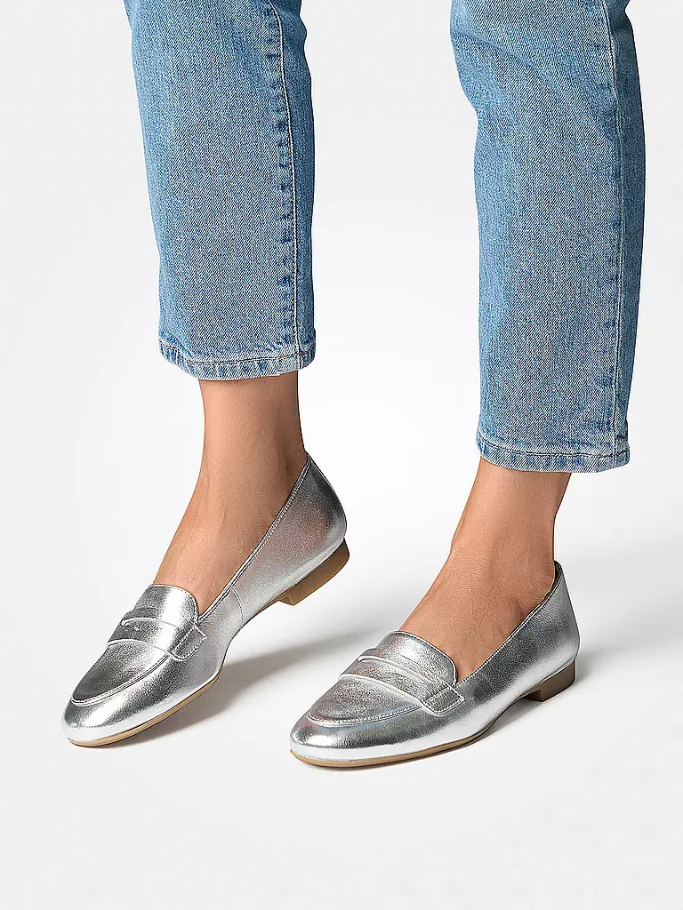 PAUL GREEN | Loafer  | silber