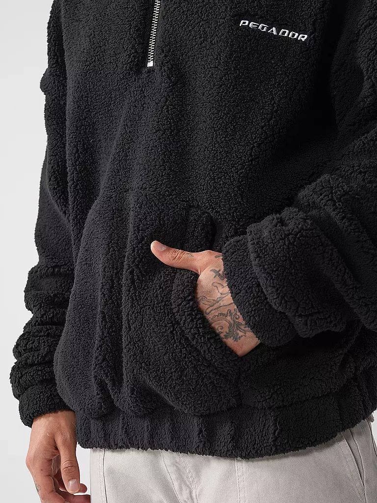 PEGADOR | Fleecesweater PUKA  | schwarz