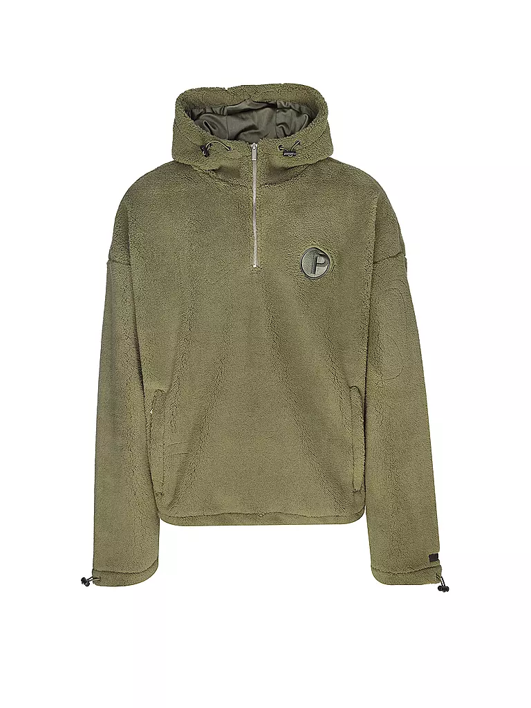 PEGADOR | Kapuzensweater - Hoodie FALL TEDDY | olive