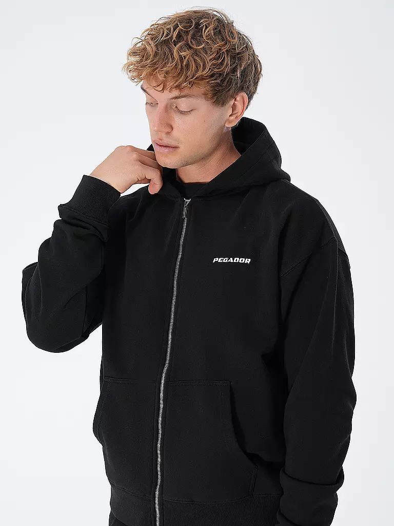 PEGADOR | Sweatjacke  | schwarz