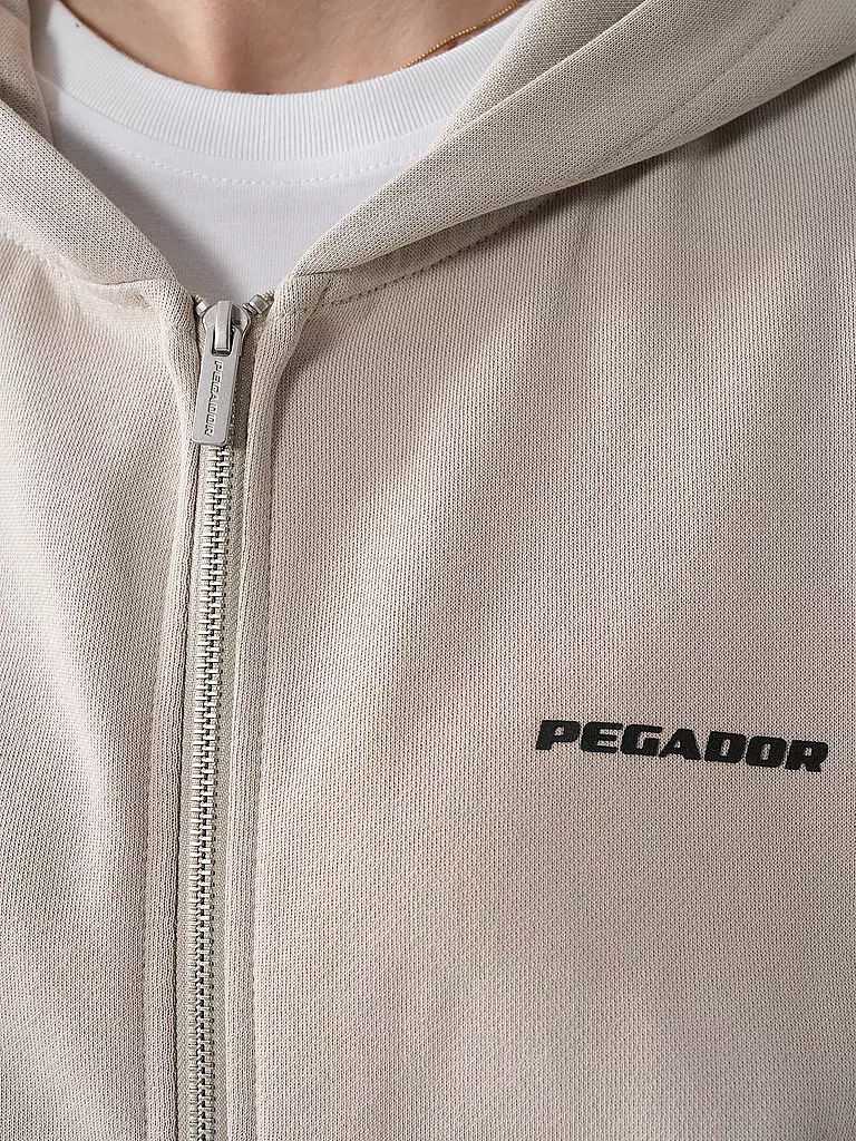 PEGADOR | Sweatjacke CLARITA  | hellgrau