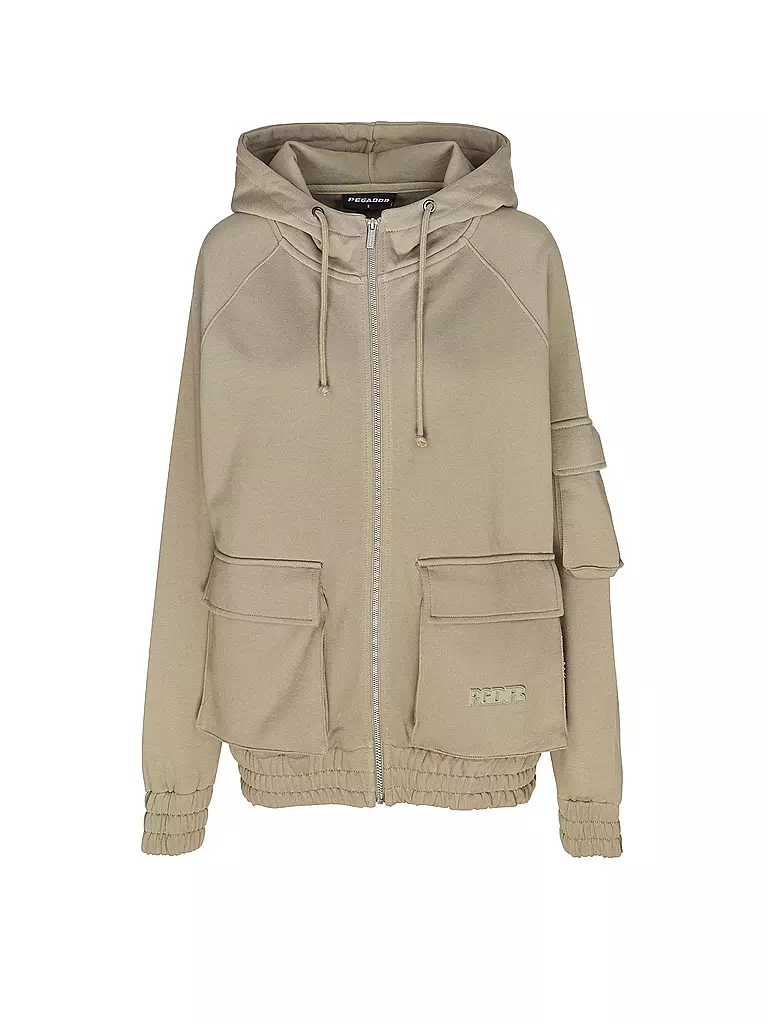 PEGADOR | Sweatjacke NONA | hellbraun