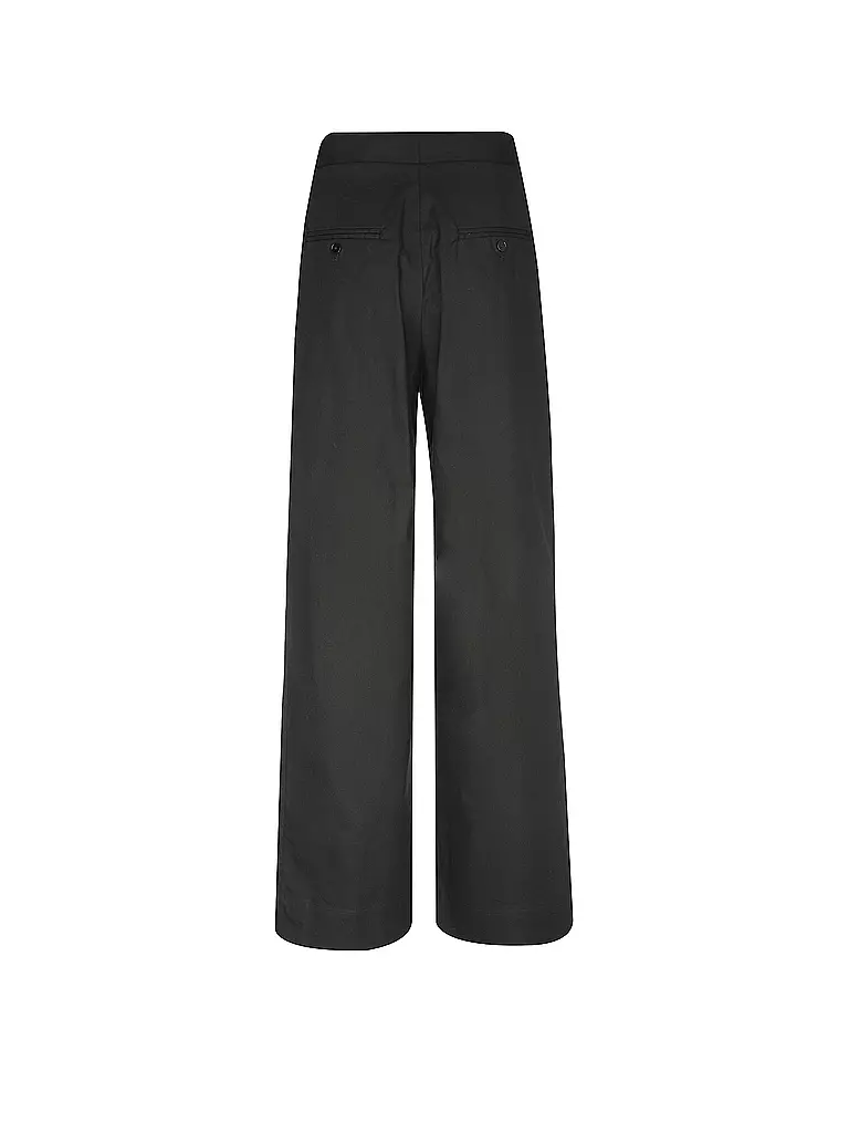 PHILLIP LIM | Hose Wide Leg  | schwarz