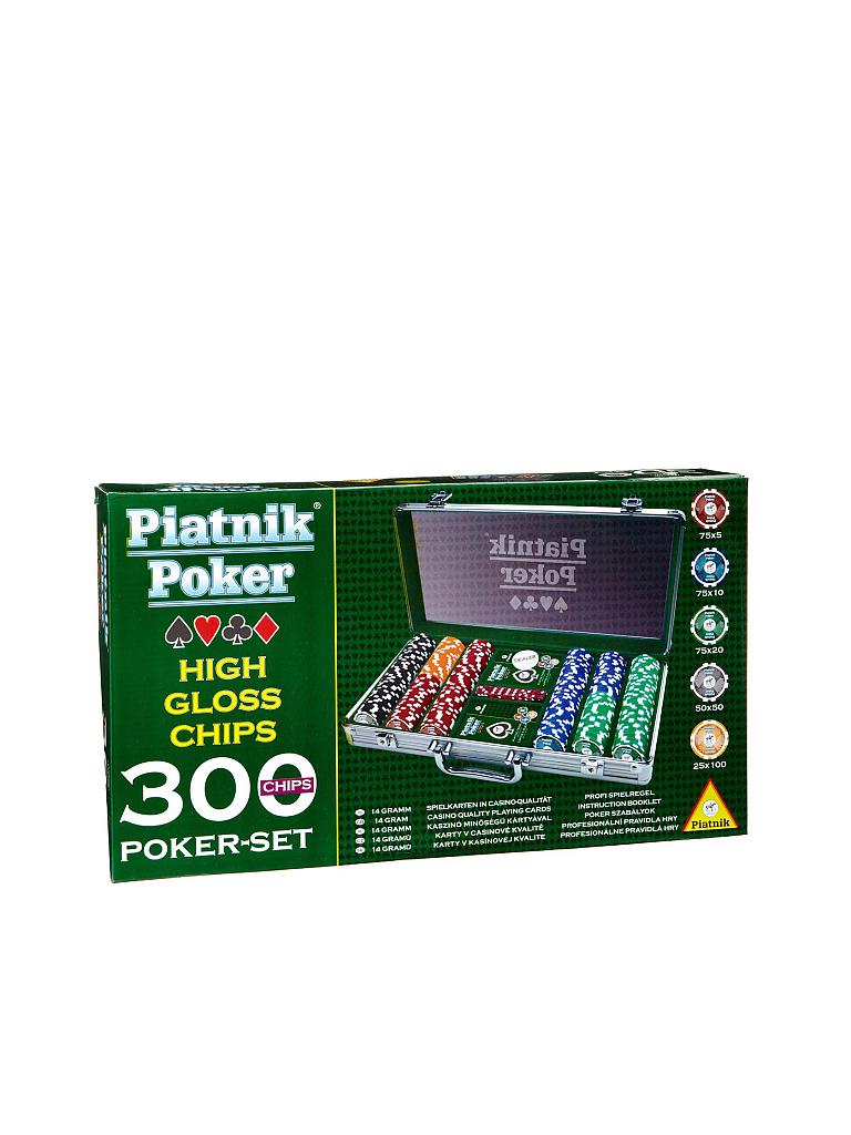 Piatnik Pokerkoffer 300 High Gloss Transparent