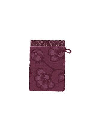 PIP STUDIO | Waschhandschuh  JASMIN JACQUARD 16x22cm Dark Pink