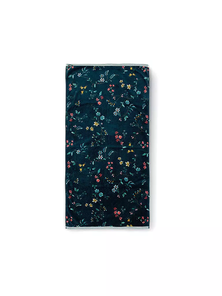 PIP STUDIO | Duschtuch LES FLEURS 70x140cm D. Blau | dunkelblau