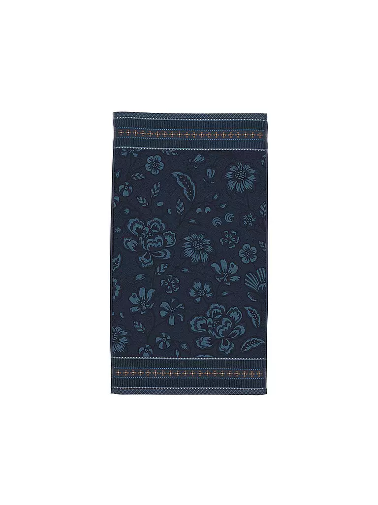 PIP STUDIO | Handtuch  JASMIN JACQUARD 55x100cm Dark Blue | dunkelblau