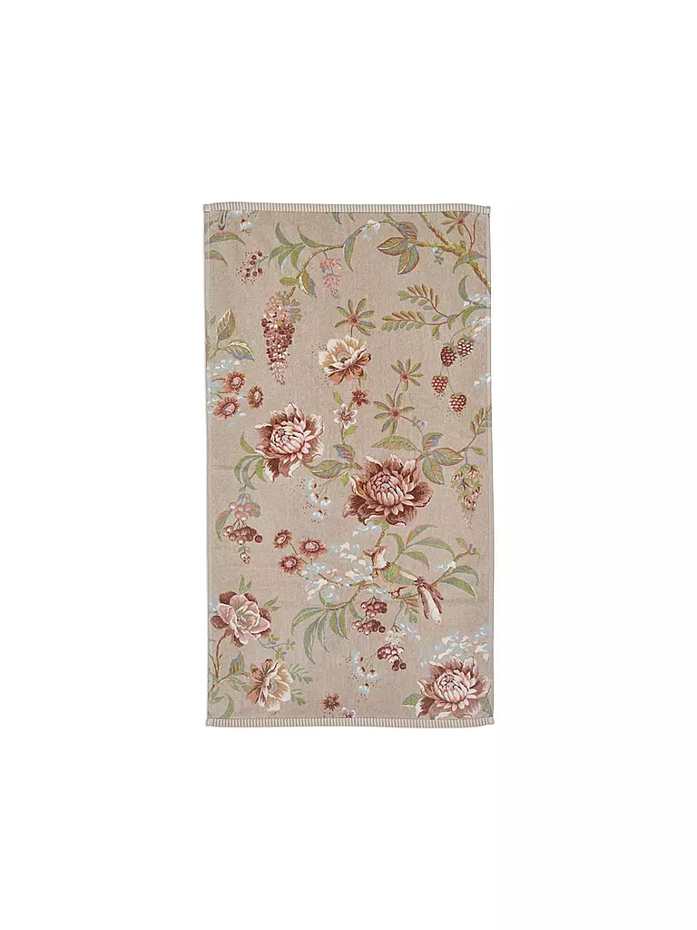 PIP STUDIO | Handtuch 55x100cm SECRET GARDEN Khaki  | hellbraun