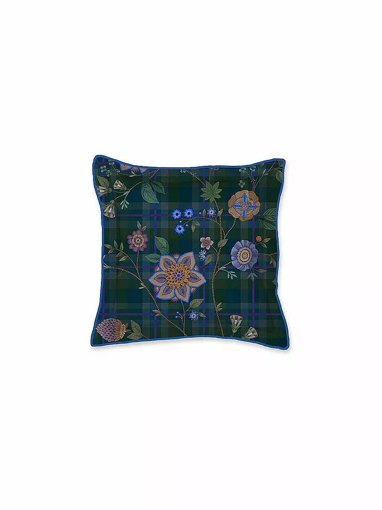 PIP STUDIO | Kissen gefüllt FLORES FLICES 45x45cm Dark Blue | dunkelblau