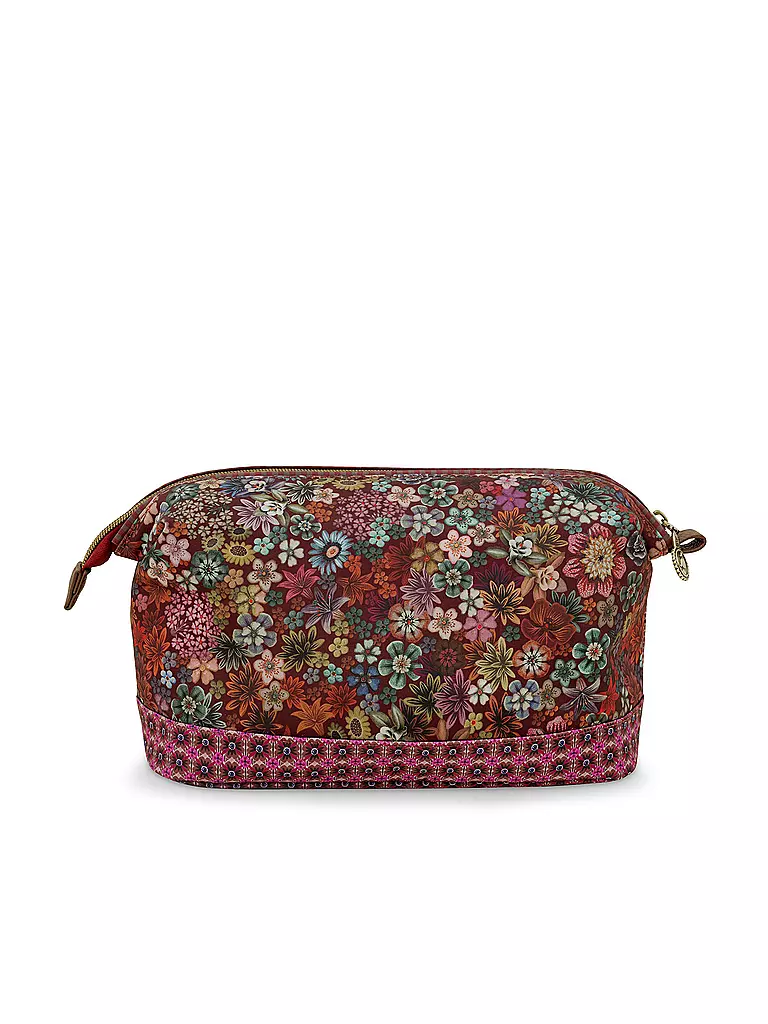 PIP STUDIO | Kosmetiktasche  PURSE COOPER Large 26x18x12cm Tutti I Fiori | beere