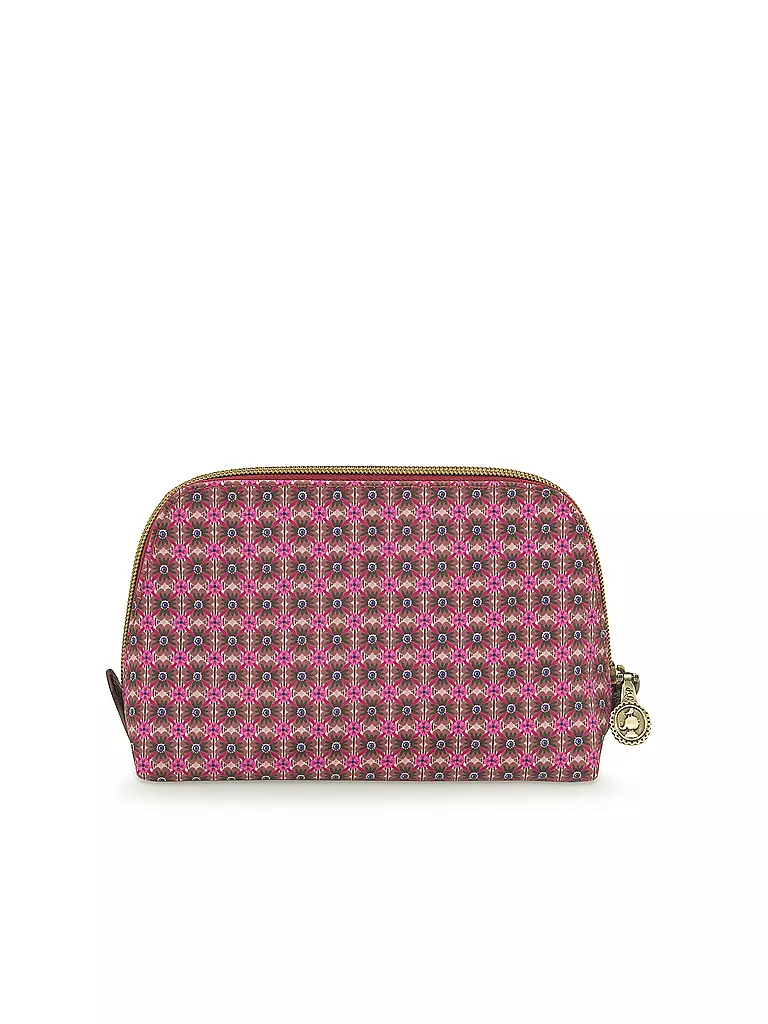 PIP STUDIO | Kosmetiktasche TRIANGLE COBY Small 15x12x6cm Clover Pink | beere