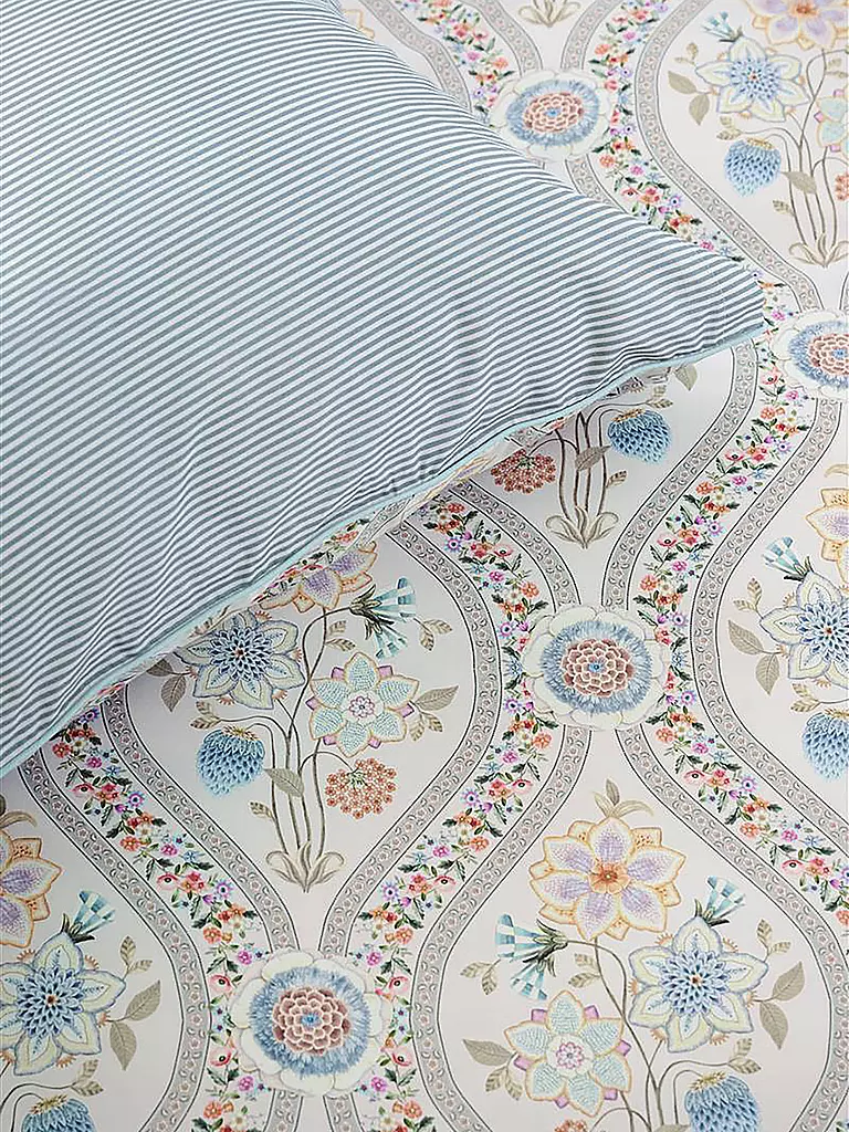 PIP STUDIO | Perkal Bettwäsche ORNAMENTO RAMO 70x90cm/140x200cm White | weiss