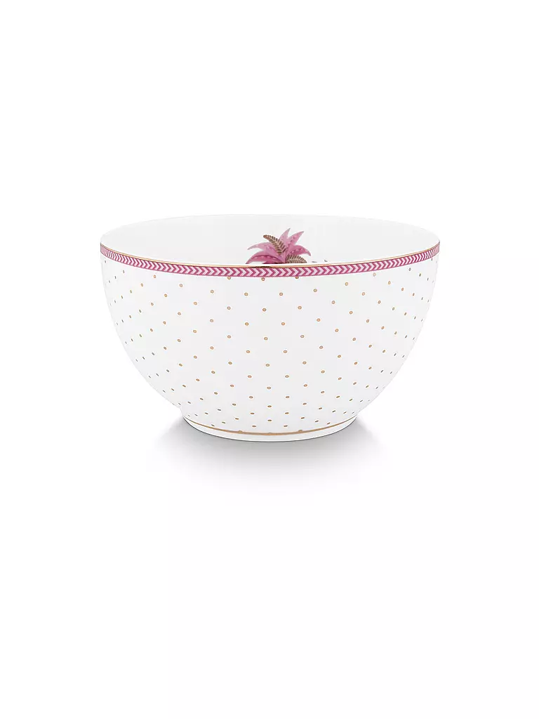 PIP STUDIO | Schale 15cm  JOLIE DOTS Gold/Pink | weiss