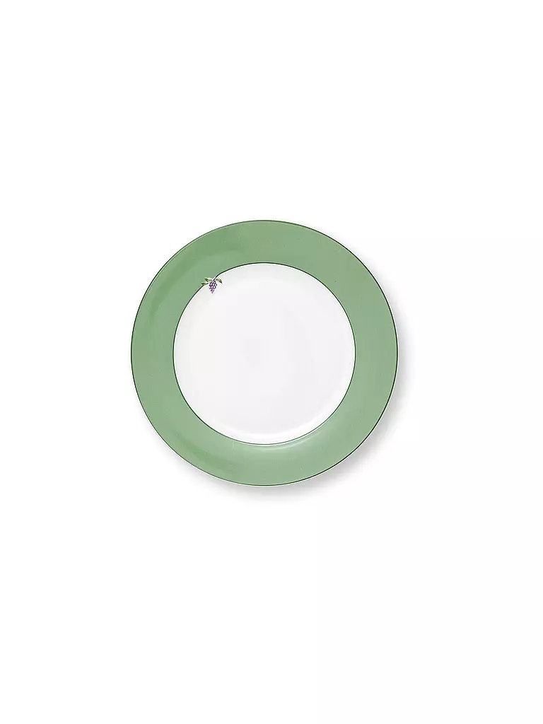 PIP STUDIO | Speiseteller LILY & LOTUS 26,5cm Uni Light Green | hellgrün