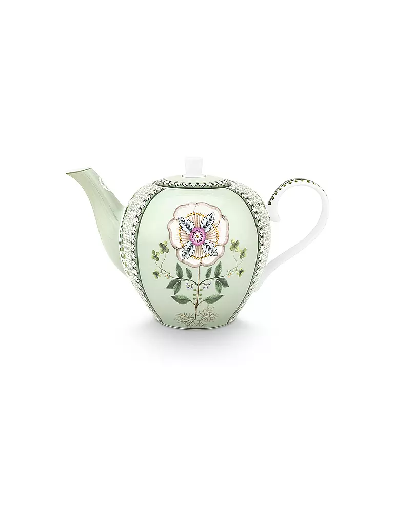 PIP STUDIO | Teekanne Large LILY & LOTUS 1,6l Light Green | hellgrün