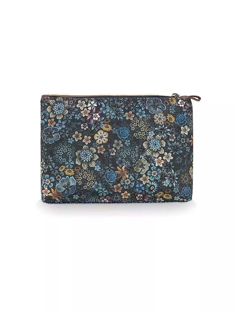 PIP STUDIO | Toilettetasche TUTTI I FIORI 26x18x7,5cm Combi Blue | dunkelblau