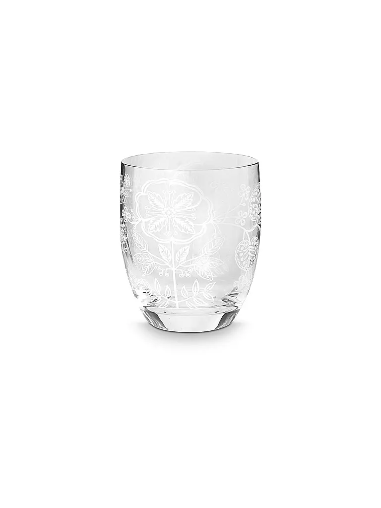 PIP STUDIO | Wasserglas 2er Set 280ml Flower White | transparent