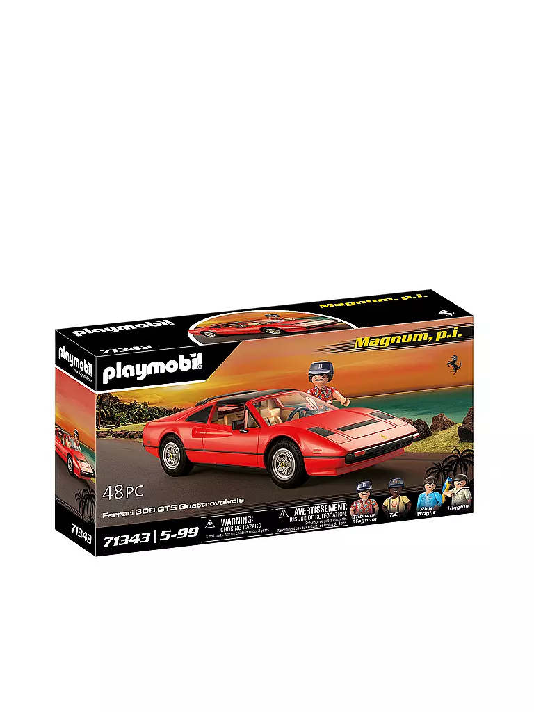 Soldes Playmobil Magnum p.i. Ferrari 308 GTS Quattrovalvole )71343