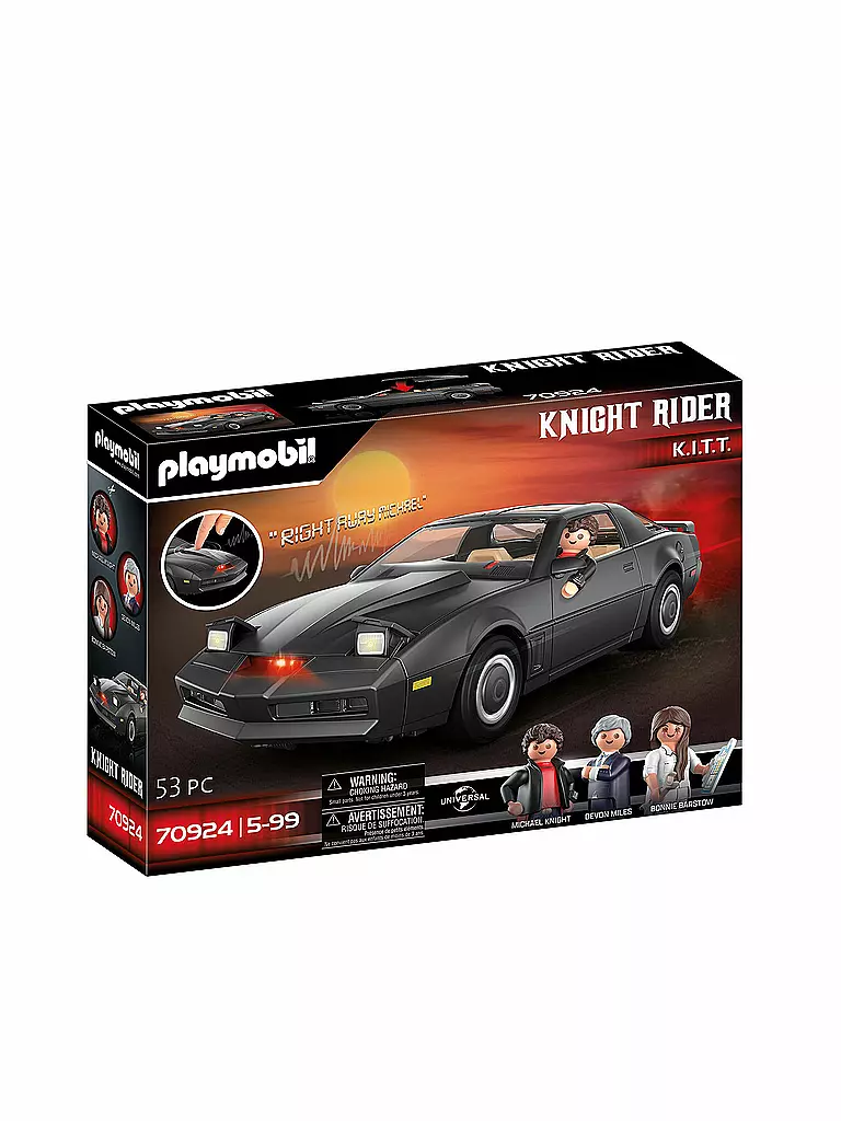 PLAYMOBIL 70924 Knight Rider - K.I.T.T, Mit original Licht und