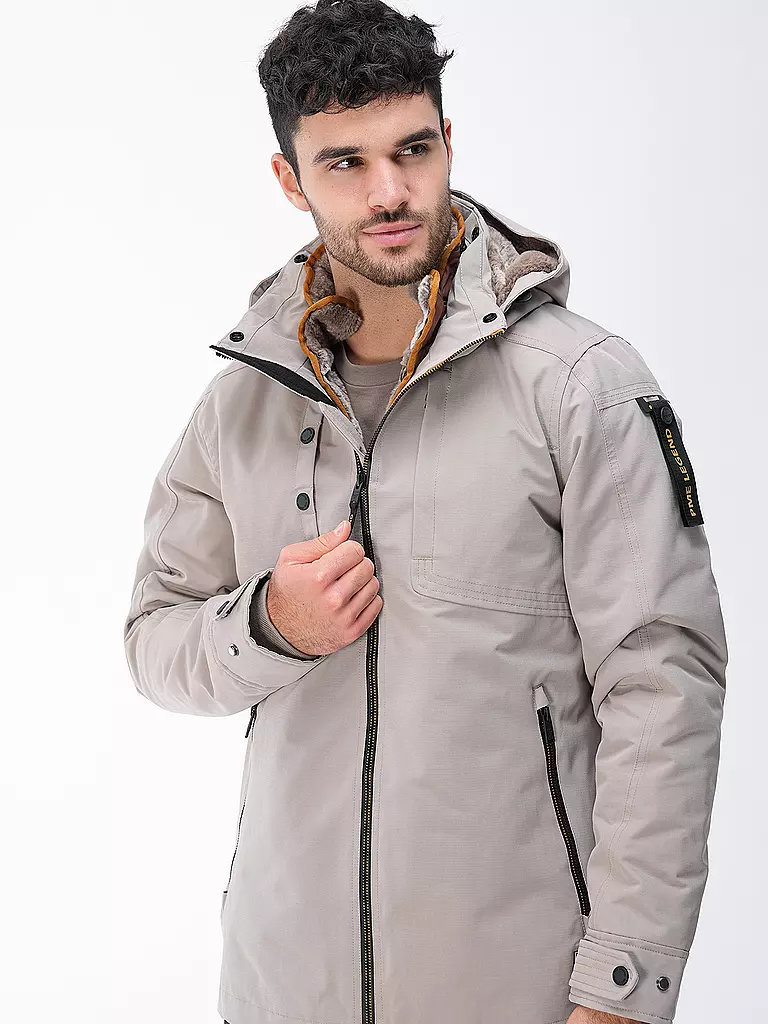 PME LEGEND | Parka SNOWPACK | hellgrau