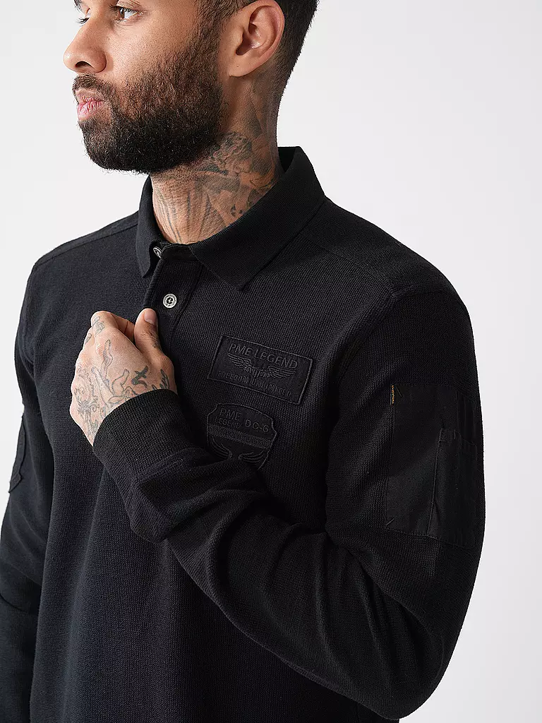 PME LEGEND | Poloshirt | schwarz