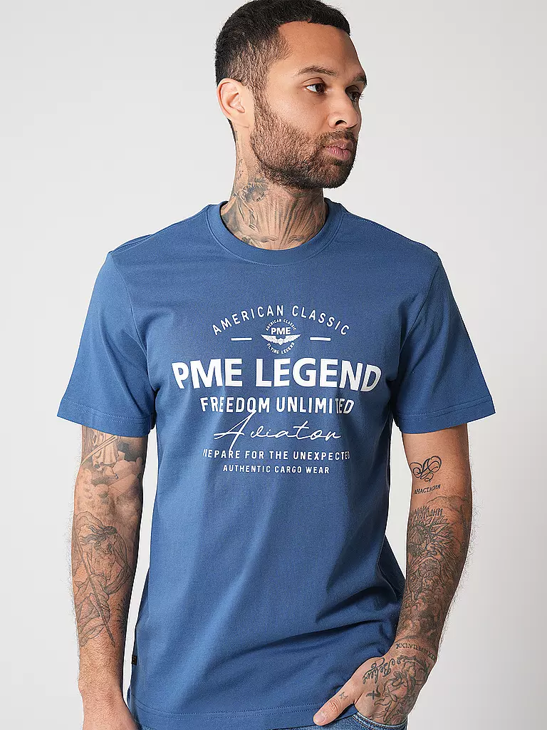 PME LEGEND | T-Shirt | dunkelblau