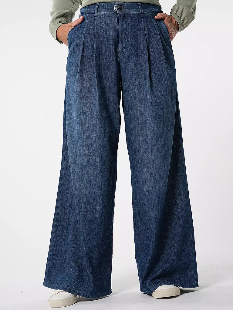 PNTS | Jeans Wide Leg THE GENT | blau