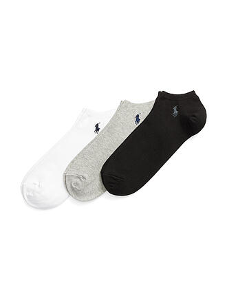 POLO RALPH LAUREN | Sneaker Socken 3er Pkg. black grey white