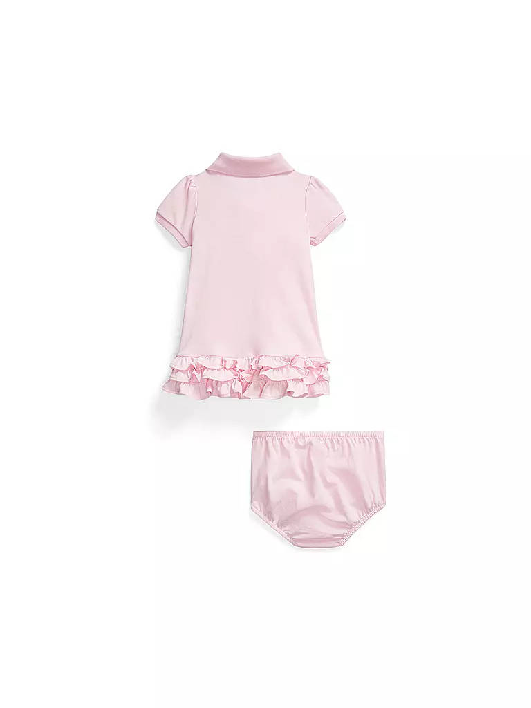 POLO RALPH LAUREN | Baby Set 2-teilig Kleid mit Höschen | rosa