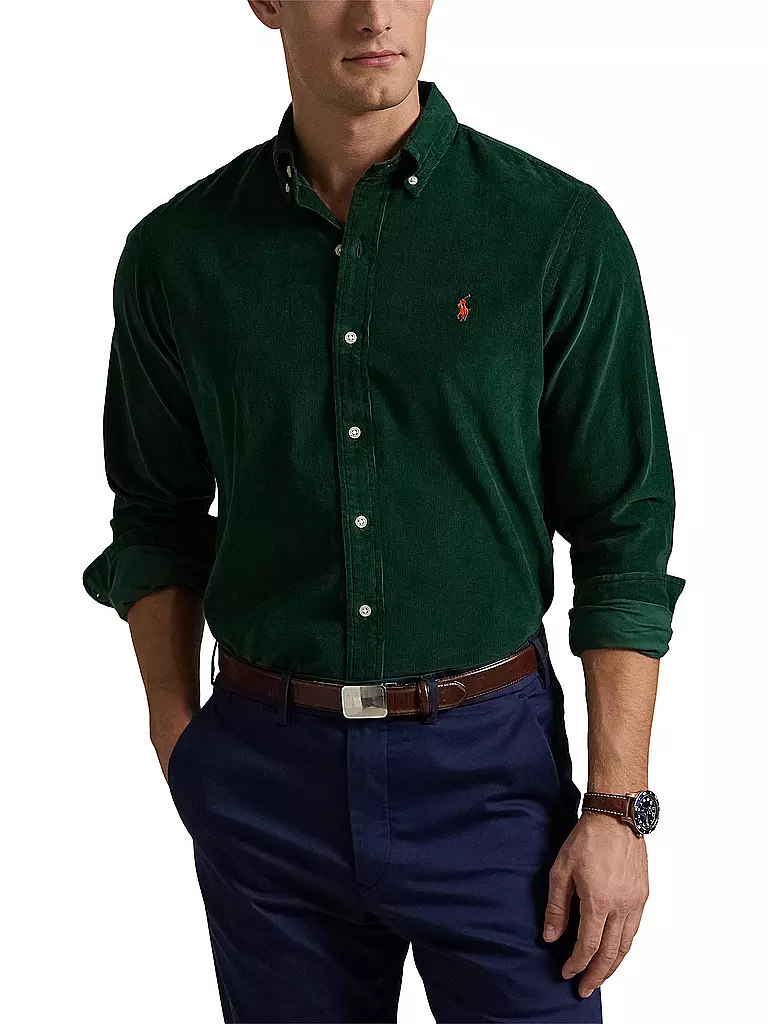 POLO RALPH LAUREN | Cordhemd Slim Fit | dunkelblau